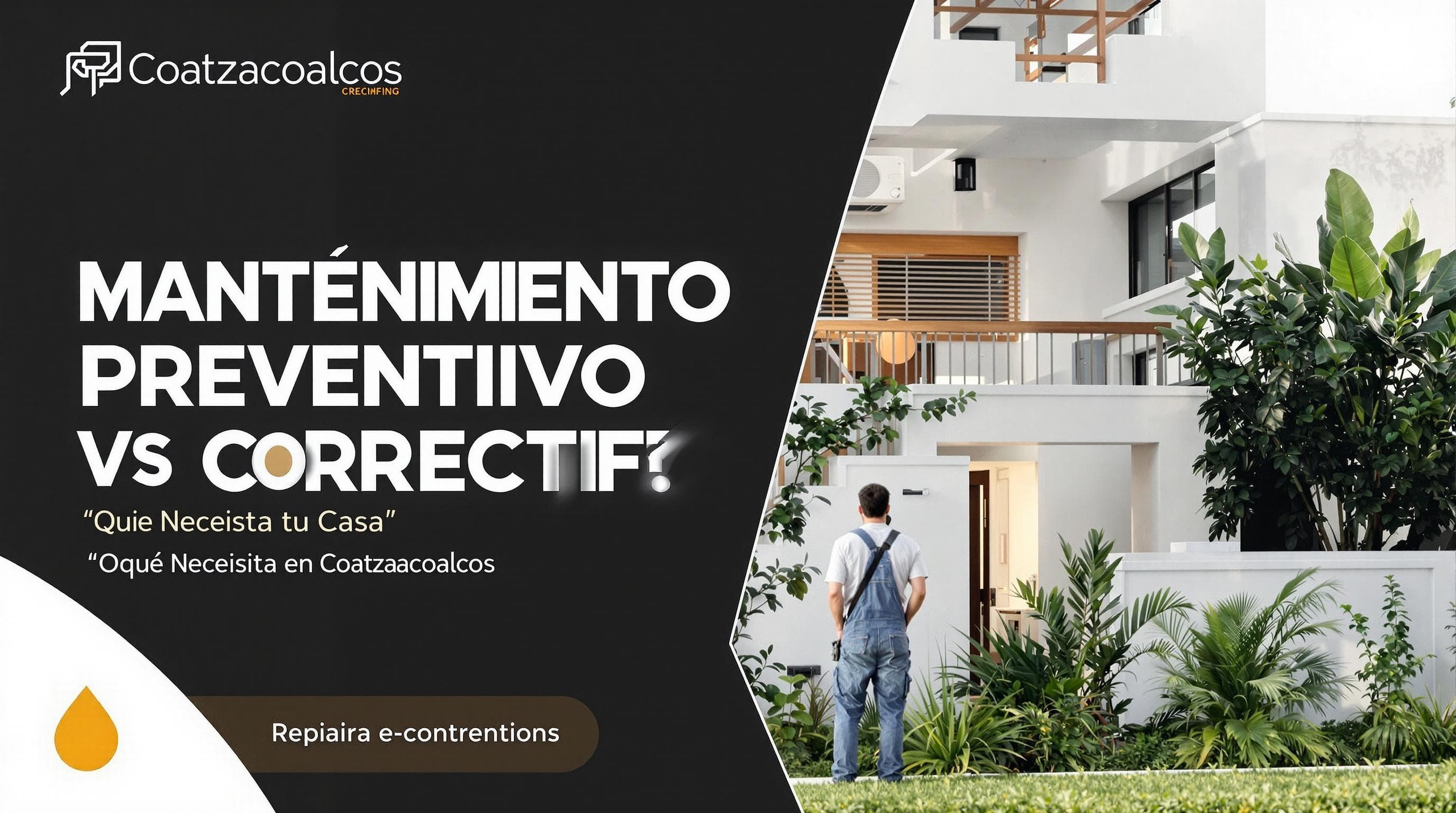 Mantenimiento Preventivo vs Correctivo: ¿Qué Necesita tu Casa en Coatzacoalcos?