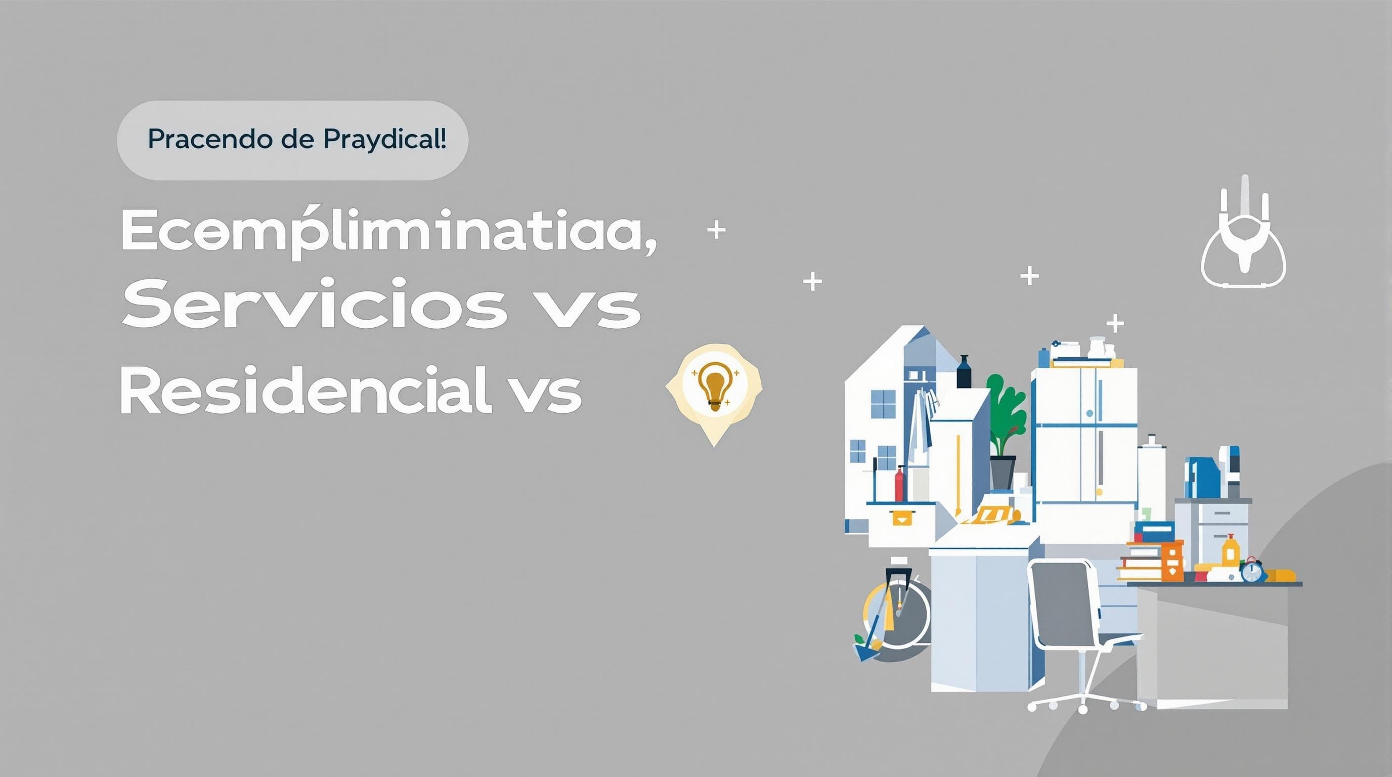 Servicios de Limpieza Residencial vs Comercial en Coatzacoalcos: ¿Cuál Necesitas?